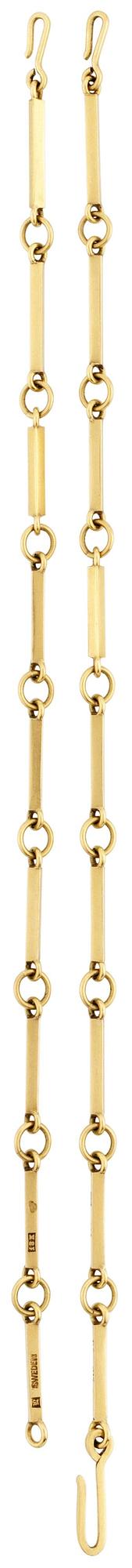 A WIWEN NILSSON 18k gold necklace, Lund 1947.