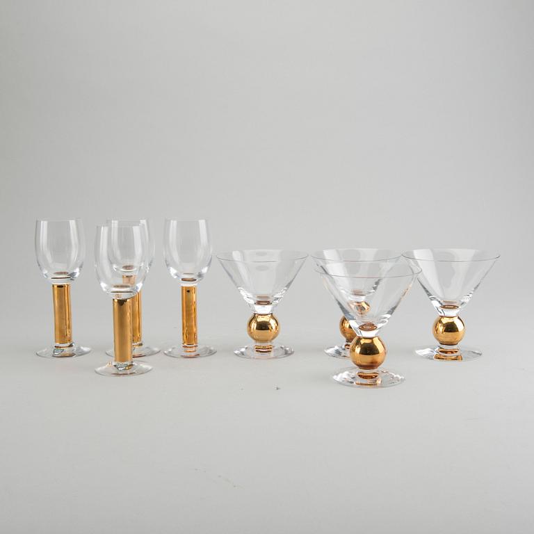 GUNNAR CYRÉN, glas,  4+4 st "Nobel", Orrefors.
