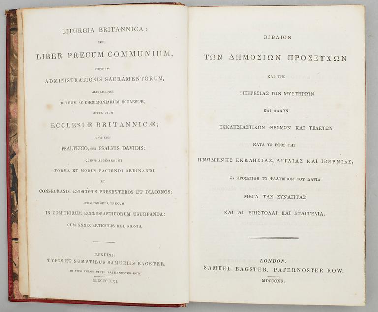 PRAKTPSALMBOK SAMT 3 BÖCKER OM TEOLOGI OCH LITURGI, bla "Kärt begrepp af den Christeliga läran", Stockholm 1804.