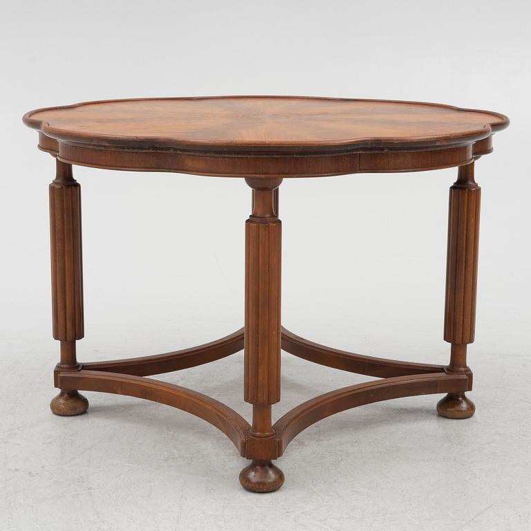 A Swedish Grace coffee table, Förenades Möbler, AB Förenade Möbelfabrikerna, Linköping, 1930s.