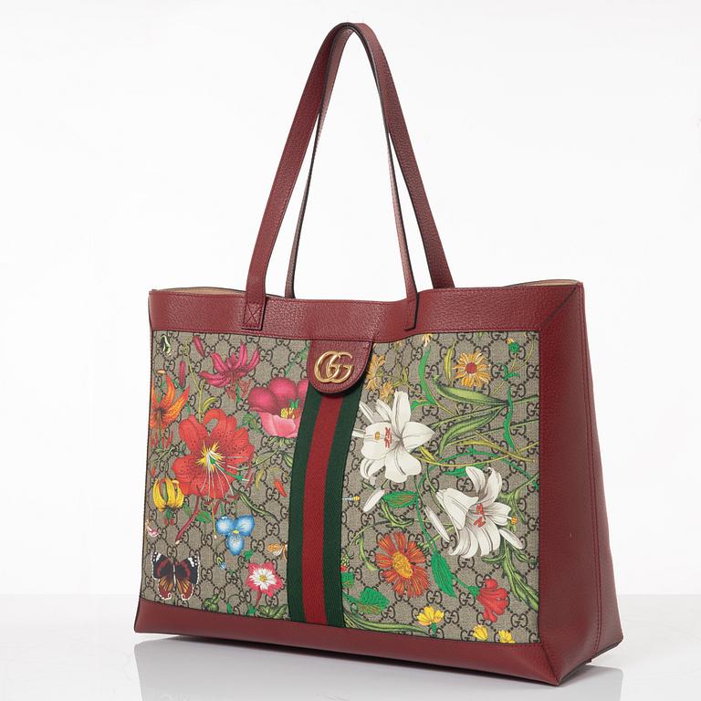 Gucci, väska "Ophidia GG Flora Tote Bag".