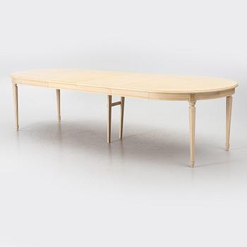 A dining table, Gustavian style, late 20th Century.