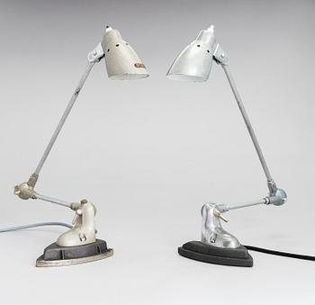 Two table lamps, latter half of the 20th century.