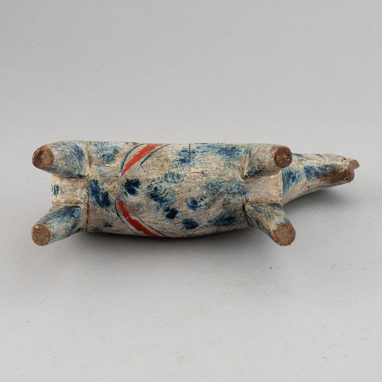 A wooden carved and painted 'Dalahäst', early 20th century.