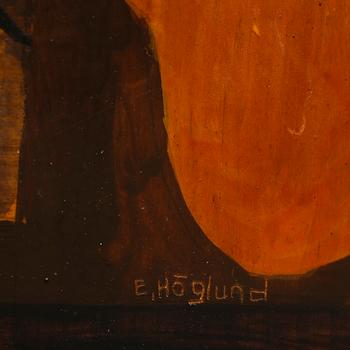 SPEGEL, Erik Höglund. Signerad på framsida och a tergo.