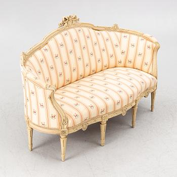 Soffgrupp, 3 delar, gustaviansk stil, 1900-talets första hälft.