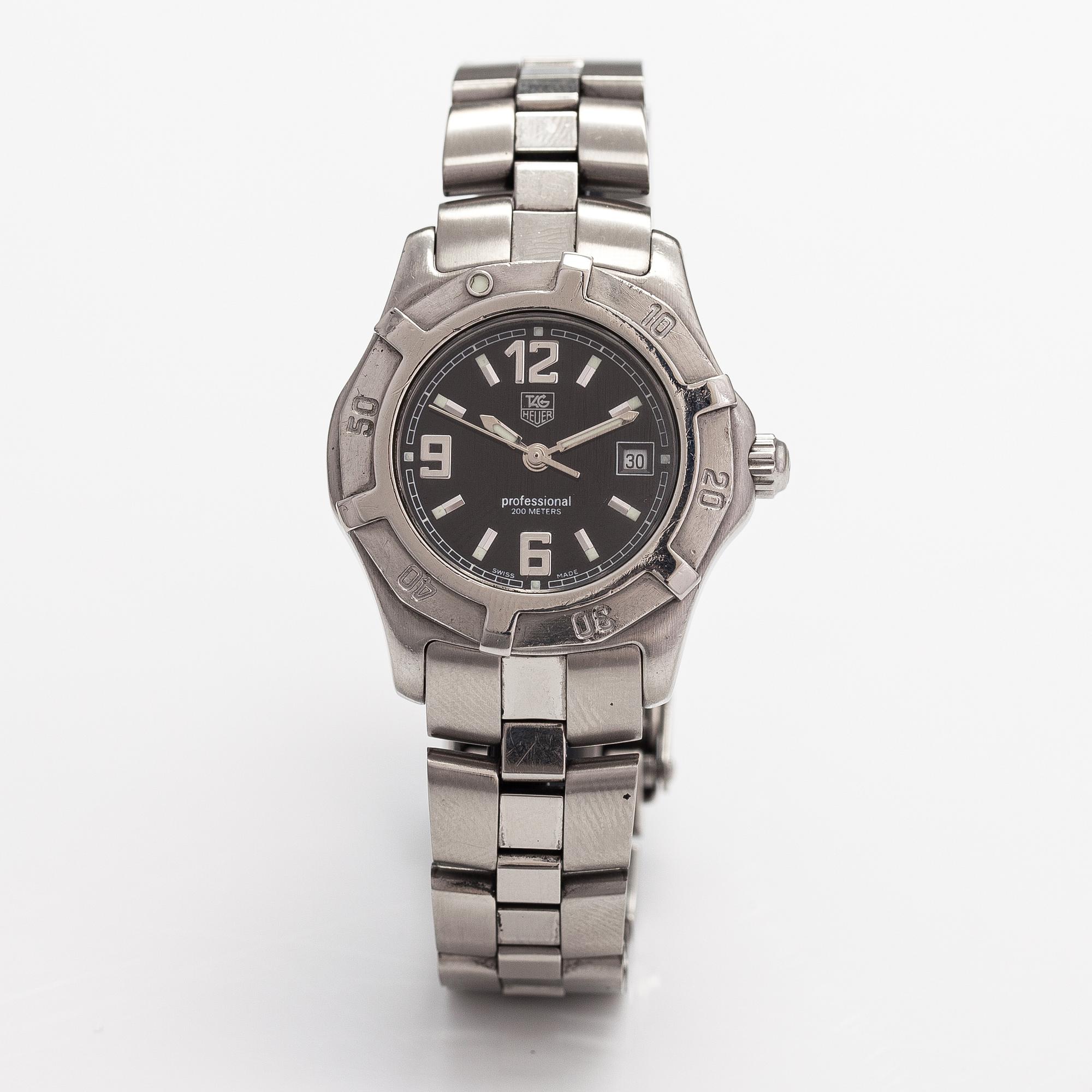 時計 TAG HEUER 200 METERS Tag Heuer, Professional, 200m, wristwatch, 29 mm. - Bukowskis