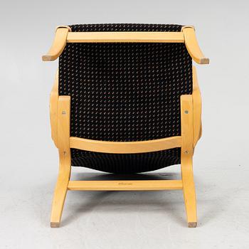 Bruno Mathsson, armchair, "Mina", Mathsson International, second half of the 20th century.