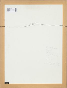 Richard Mortensen, collafge, signed and dated 6-V-91.