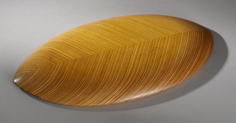 Tapio Wirkkala, A Tapio Wirkkala laminated birch leaf dish, Finland 1950's.