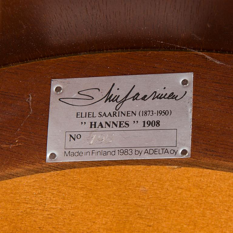 Eliel Saarinen, karmstolar, ett par, "Hannes", Adelta Oy, Finland.