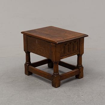 A small Baroque style oak chest, Nordiska Kompaniet, Stockholm, 1936.
