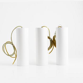 Taklampor, 3st, "Kap Suspension White", Flos Architectural, Italien.