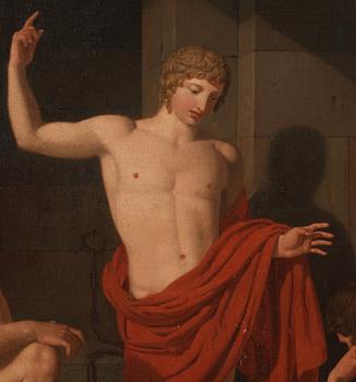 JACQUES LOUIS DAVID, In the manner of, oil on canvas.