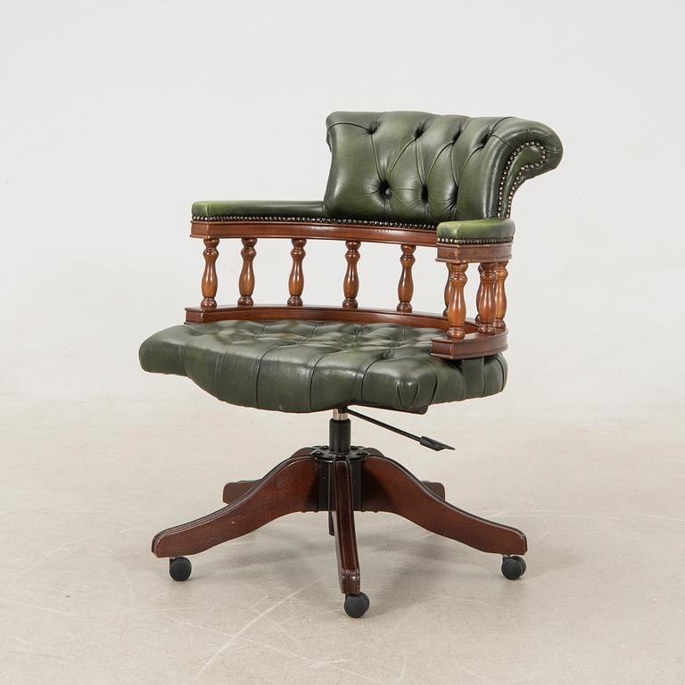 Desk chair England, later part of the 20th century.
