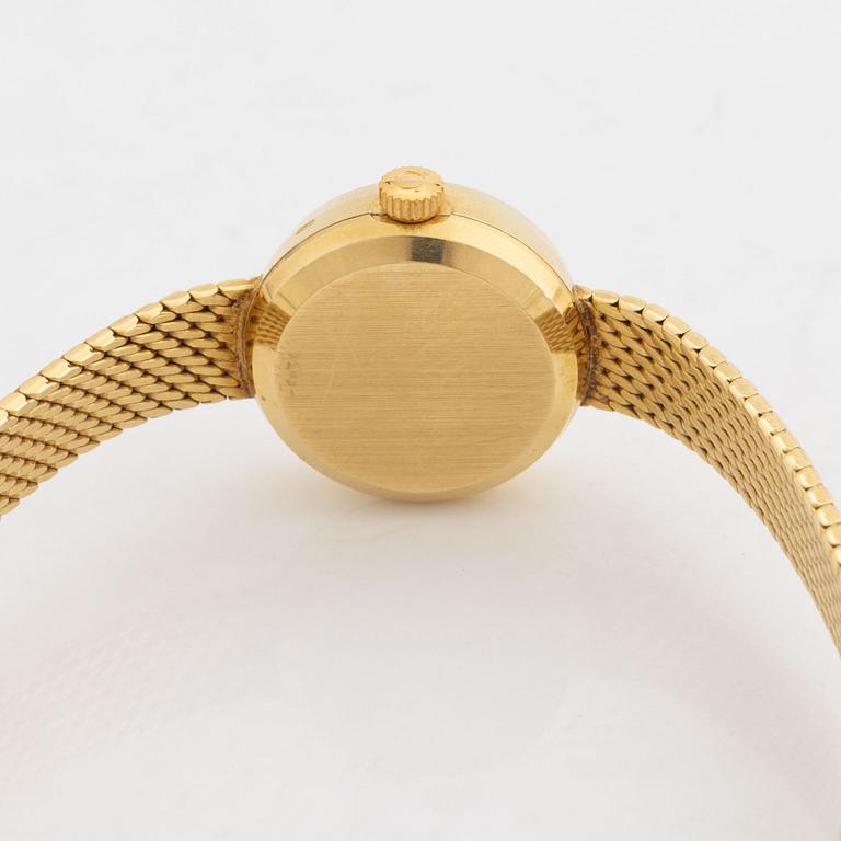 Omega, Armbandsur, 18K guld.