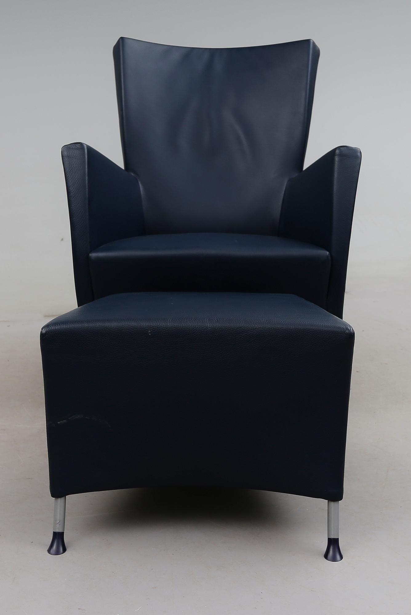 FÅTÖLJ MED FOTPALL, "Windy", Gijs Papavoine, Montis Holland.