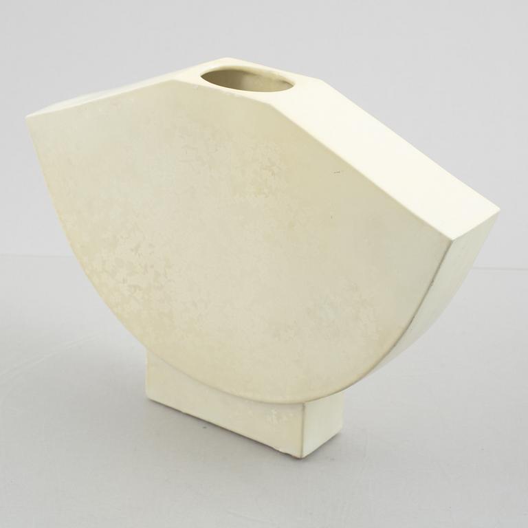 Margareta Hennix, a set of three, "Moonlander", stoneware vases, Gustavsberg Studio 1988.