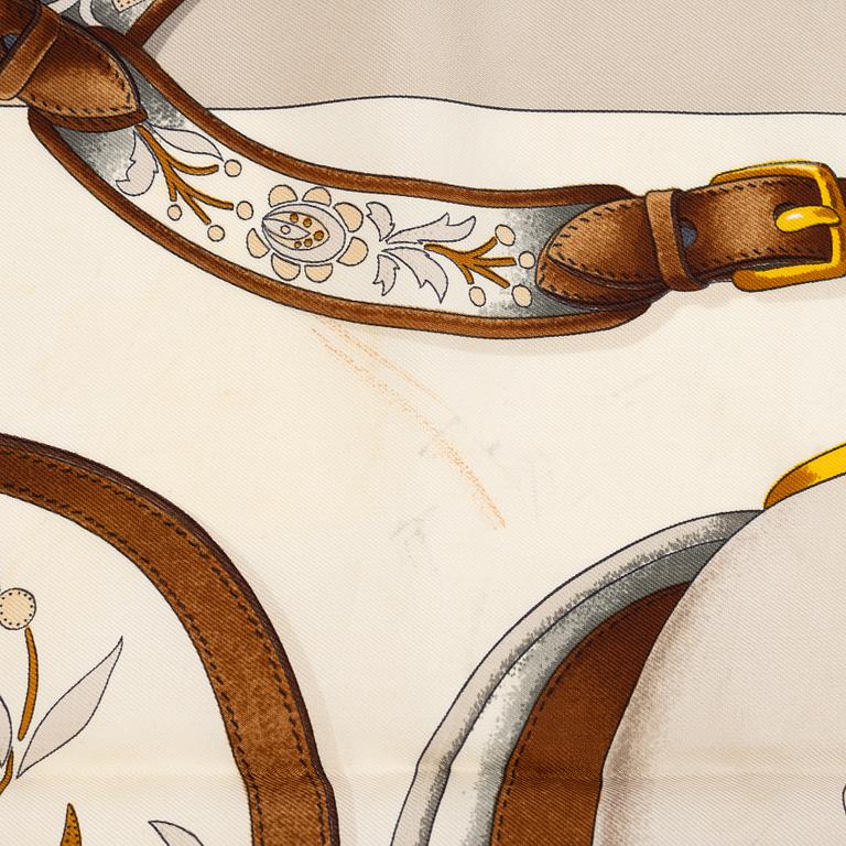 Hermès, a 'Festival' silk scarf.