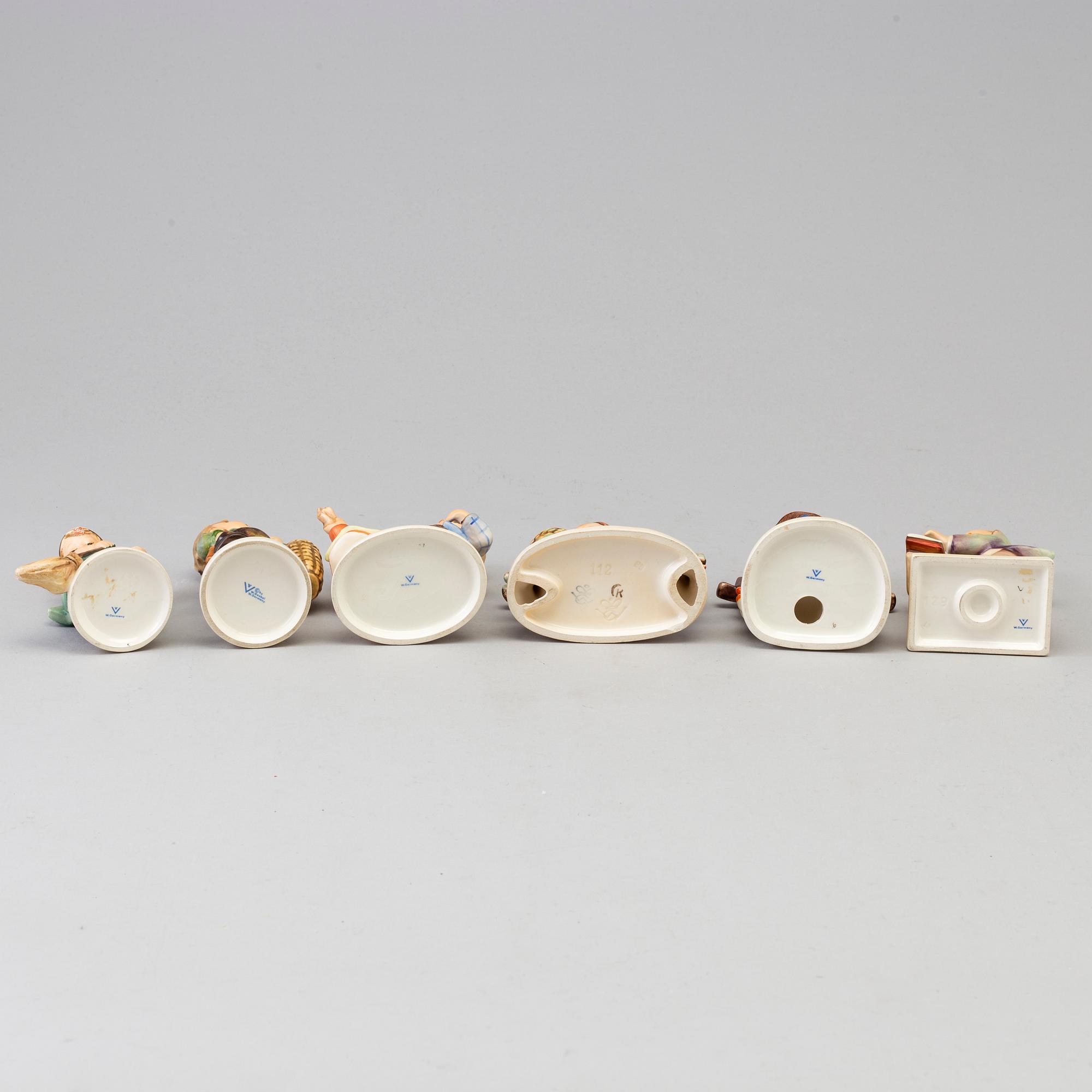 MARIA INNOCENTIA HUMMEL, 6 figurines, Goebel, Germany 1930´/70´s.