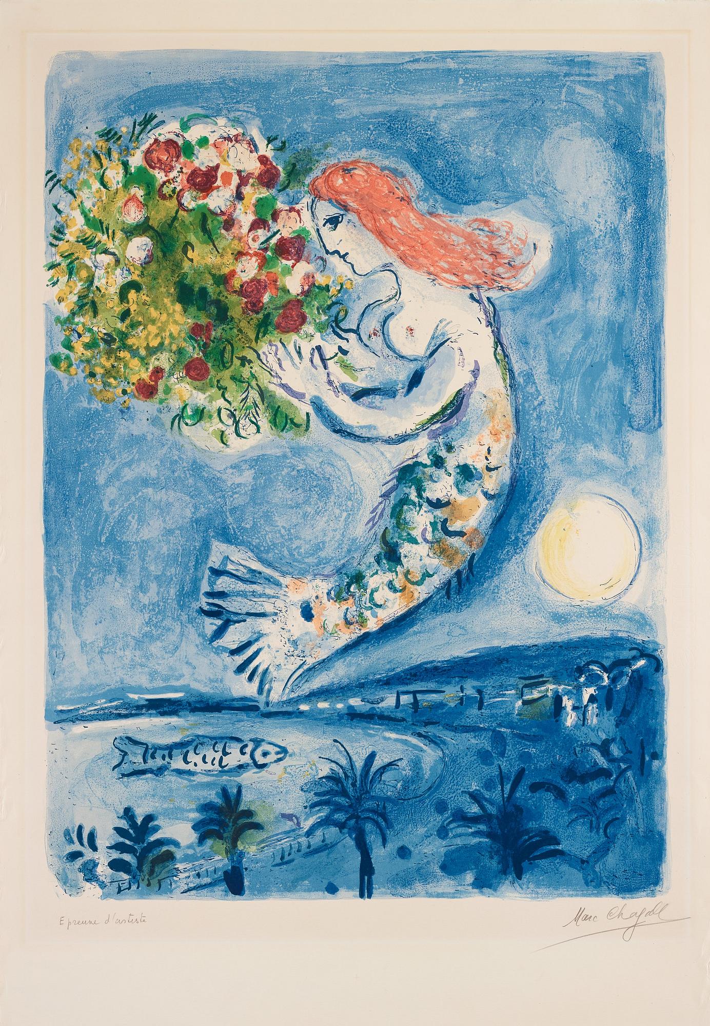 Marc Chagall, "La baie des anges".