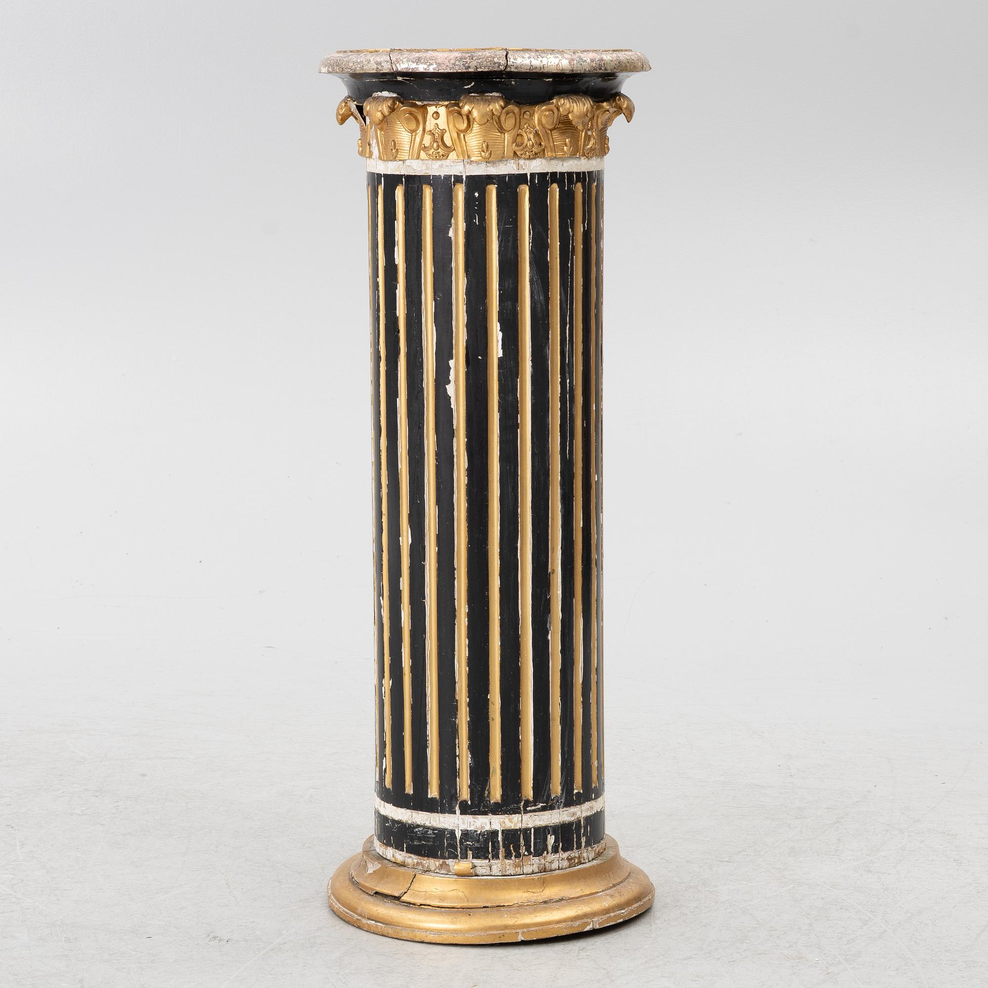 Piedestal, 1800-talets slut.