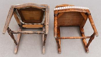 STOLAR, 2 st, tidigt 1800-tal.