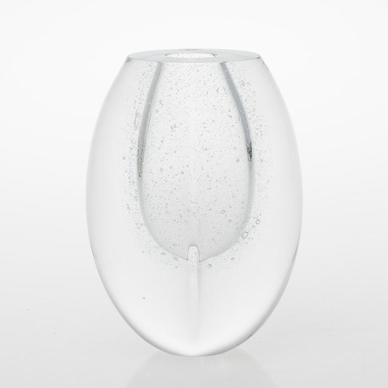 TIMO SARPANEVA, GLASSKULPTUR, "Claritas", glas, signerad Timo Sarpaneva Iittala 1984  C1749.