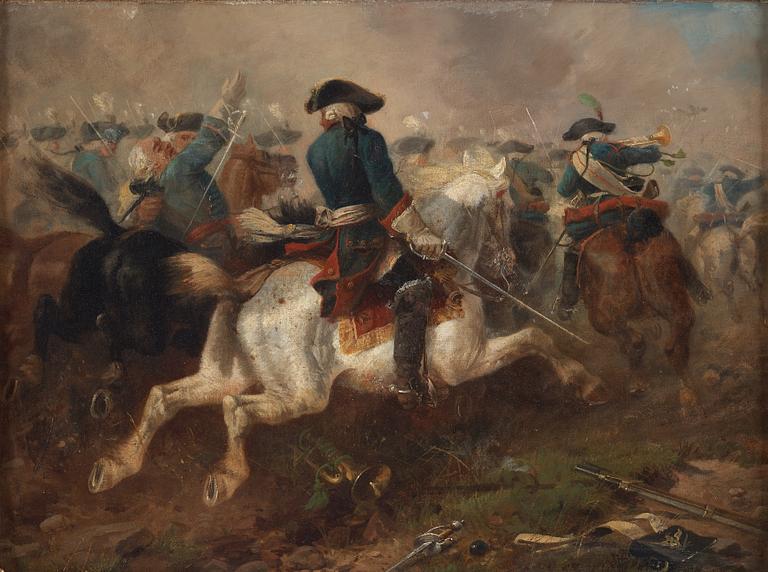 RICHARD BEAVIS, oil on canvas, signed and dated -72.