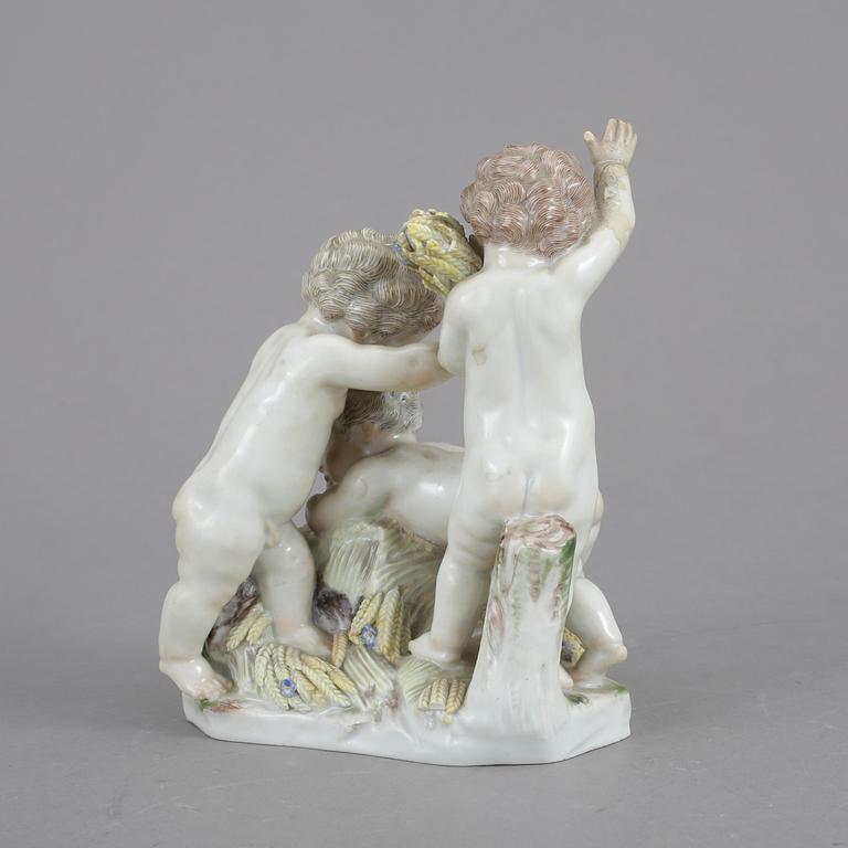 FIGURIN, porslin, Meissen, 1800-talets slut.