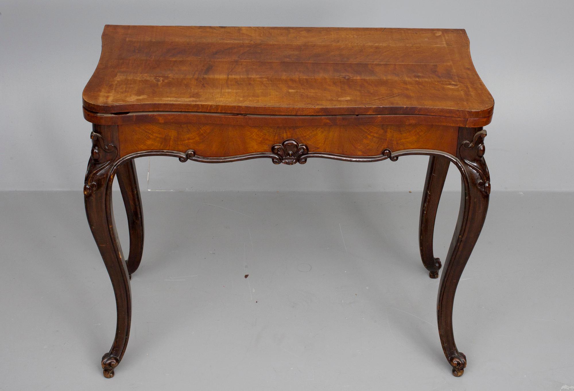 SPELBORD, rokoko stil, 1800-talets slut.