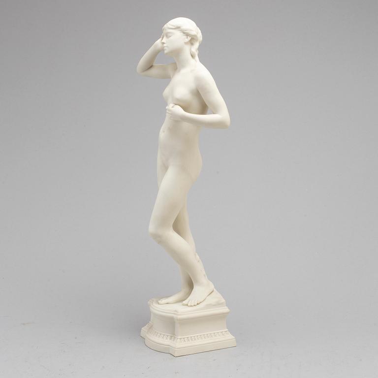 PER HASSELBERG, after. A porcelain sculpture from Gustafsberg,  dated 99.