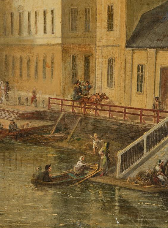 Elias Martin, "Norrström with the Bondeska Palace, Stockholm".
