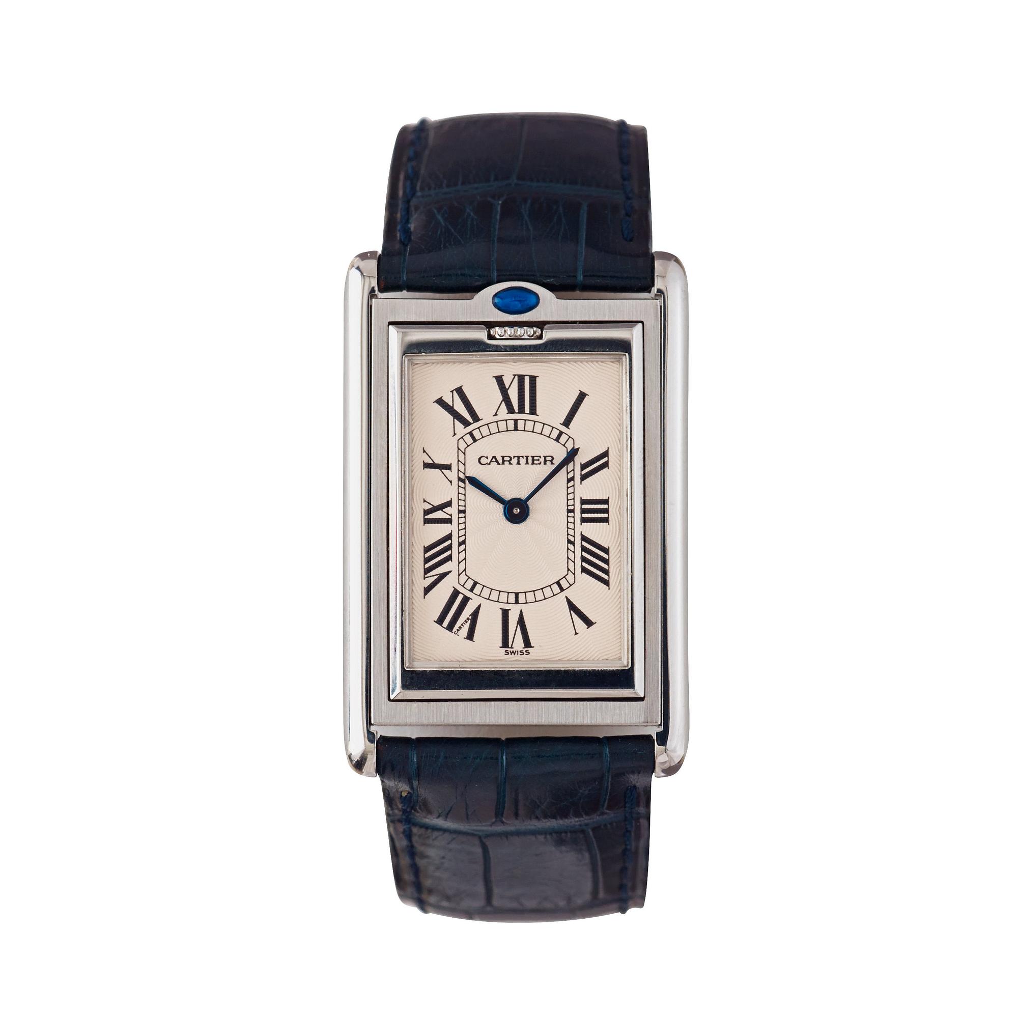 Cartier - Tank Basculante. Stål. Manuell. 25 x 35 mm. 1999.