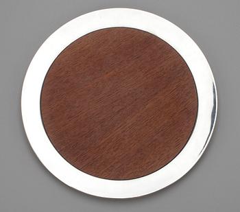 BRICKA, silver samt palisander, sign. TW, Kultakeskus, Tavastehus 1960.