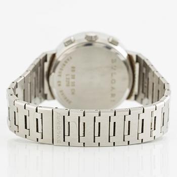 Bulgari, chronograph, wristwatch, 38 mm.