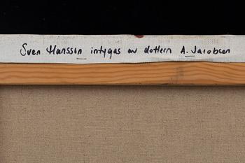 Sven Hansson, oil on canvas, unsigned.