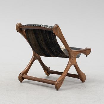 Don Shoemaker, a 'Sloucher' rosewood easy chair from Señal S.A.; Mexico, 1960's.