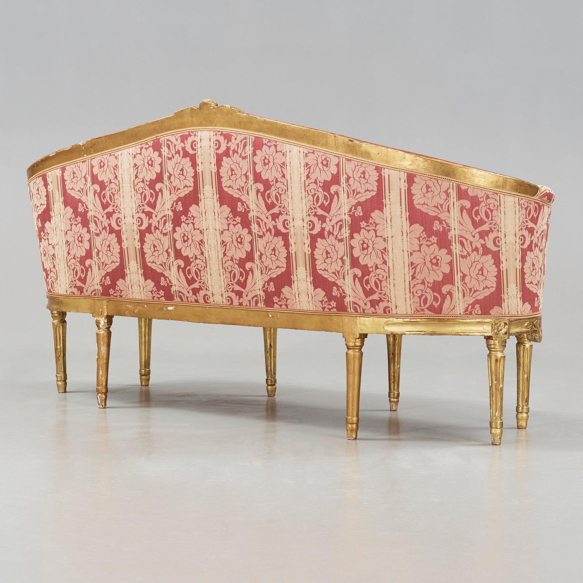 SOFFA. Gustaviansk, 1700-talets slut.