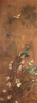 1465. A painting on silk by anonymous artist, Qing dynasty.