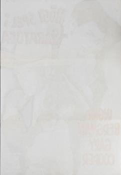 Gösta Åberg, a vintage movie poster, 'Högt spel i Saratoga (Saratoga Trunk)', 1946.