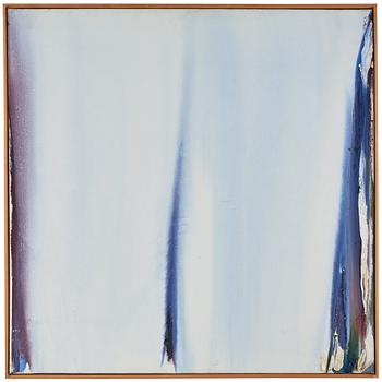 604. Olivier Debré, "Blanche d’hiver aux traces bleues foncées (Touraine)".