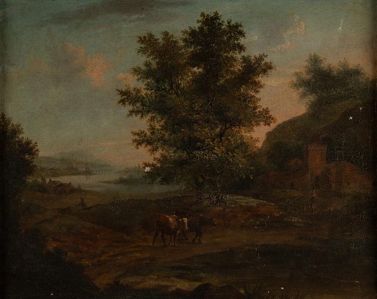 German School, circa 1800, oil on canvas, a pair.