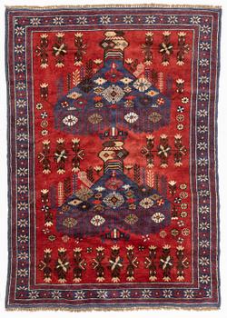 A carpet, circa 133 x 93 cm.