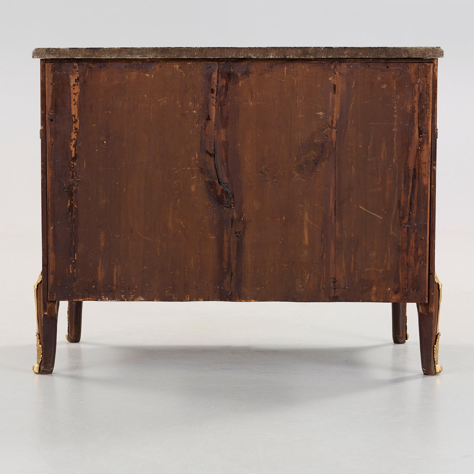 BYRÅ. Gustavianskt stockholmsarbete, 1700-talets slut.