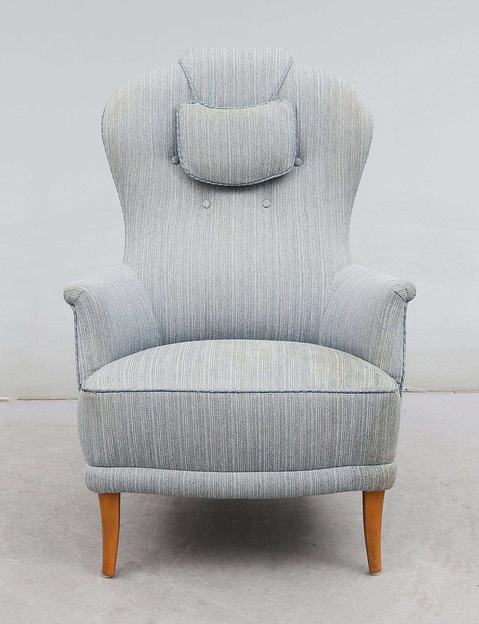 FÅTÖLJ, "Farmor", Carl Malmsten, 1900-talets andra hälft.