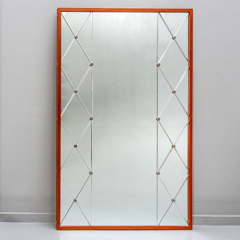A G&T Hovmanstorp 1950/60s mahogany mirror.