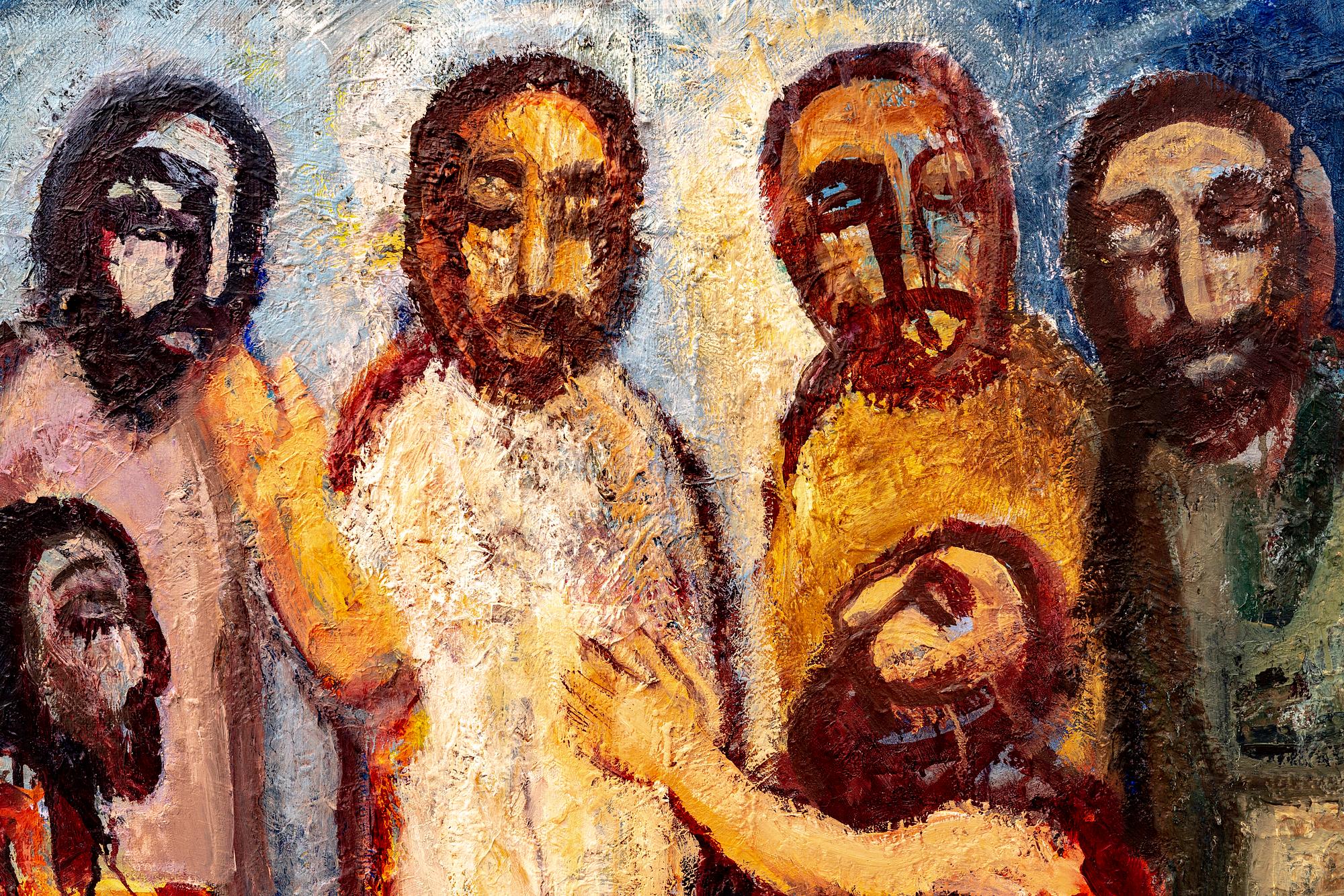 Hans Larsson, oil on canvas signed and dated 56.