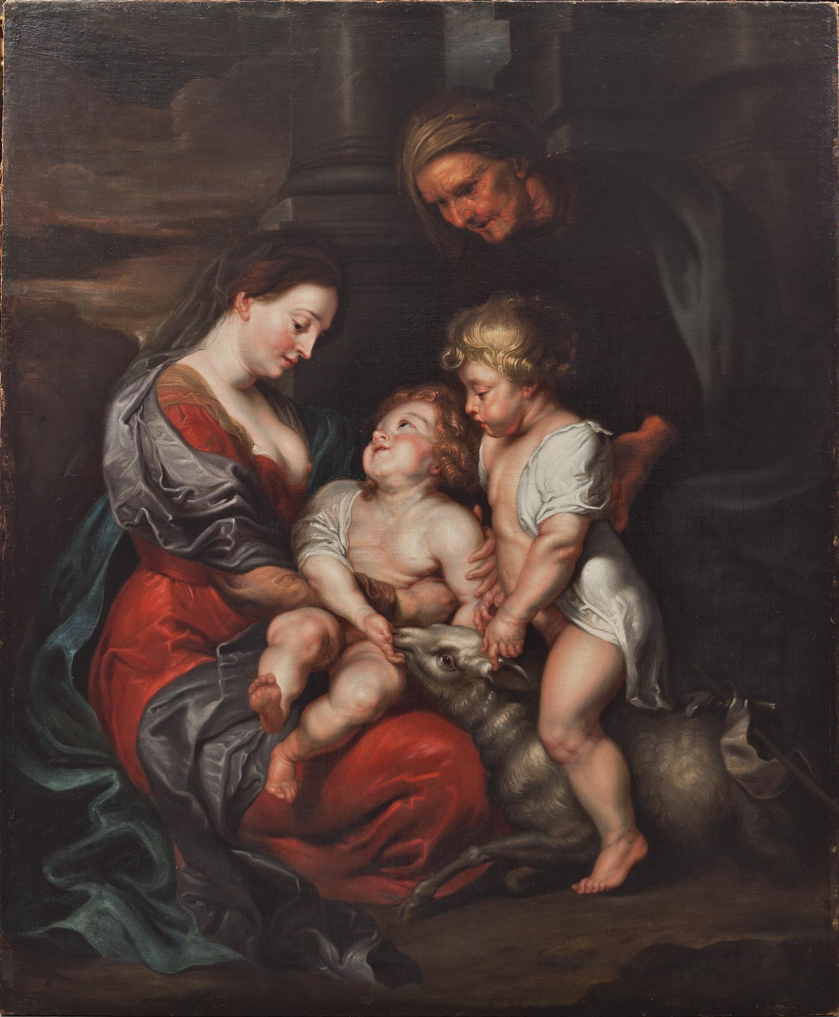 PETER PAUL RUBENS, kopia efter, oljemålning på duk. 16/1700-tal.