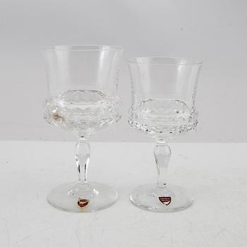 Ingeborg Lundin, servis 110 dlr  "Silvia" Orrefors.